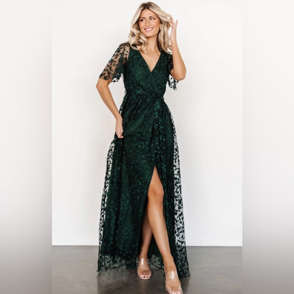 Baltic Born Marseille Embossed Maxi Dress